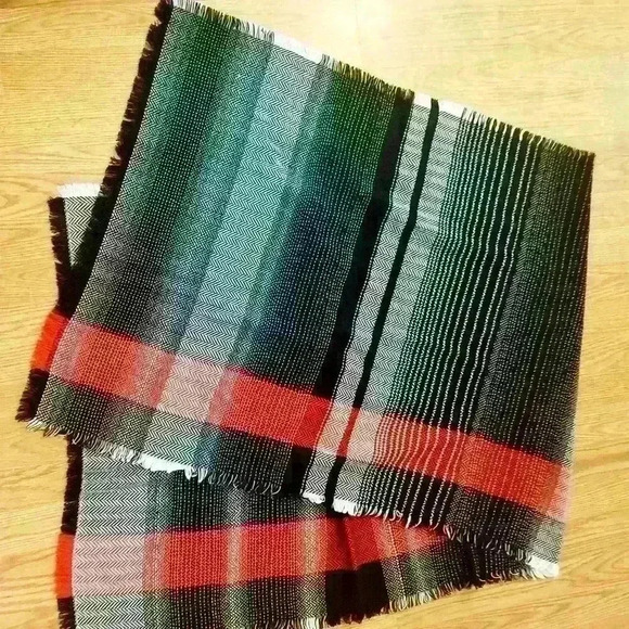 MERONA Womans Scarf REVERSIBLE Hajib Shoulder Rectangle Wrap 76 x 28" - Picture 6 of 8